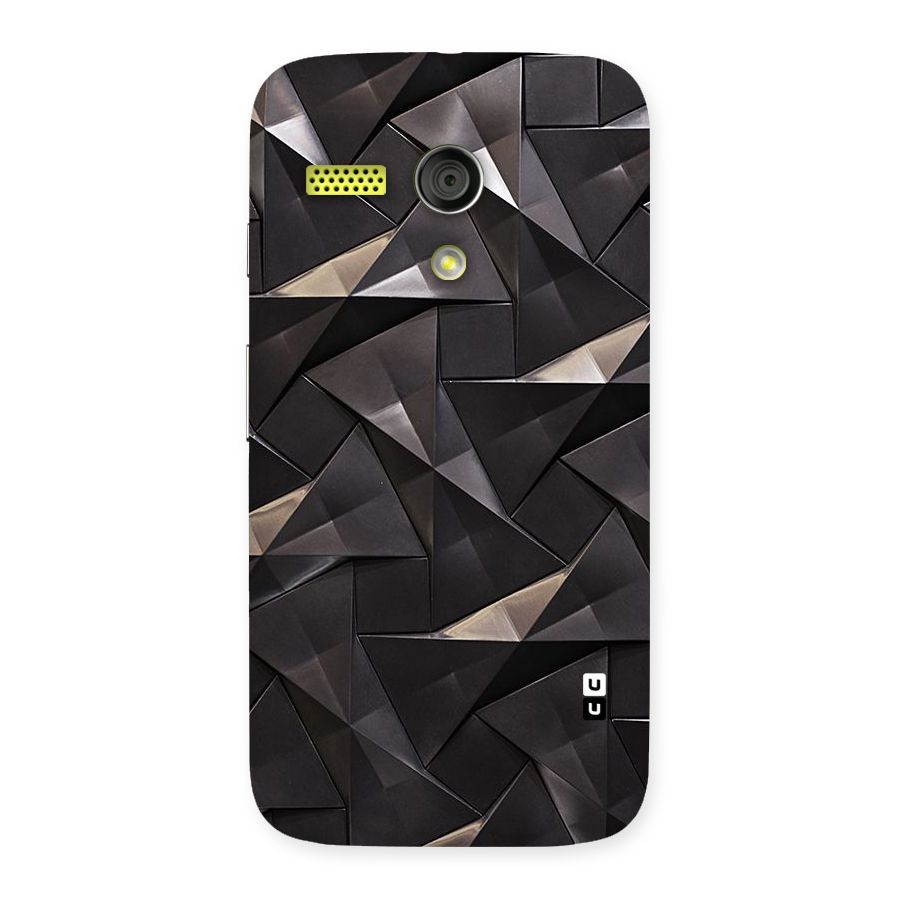 Carved Triangles Back Case for Moto G