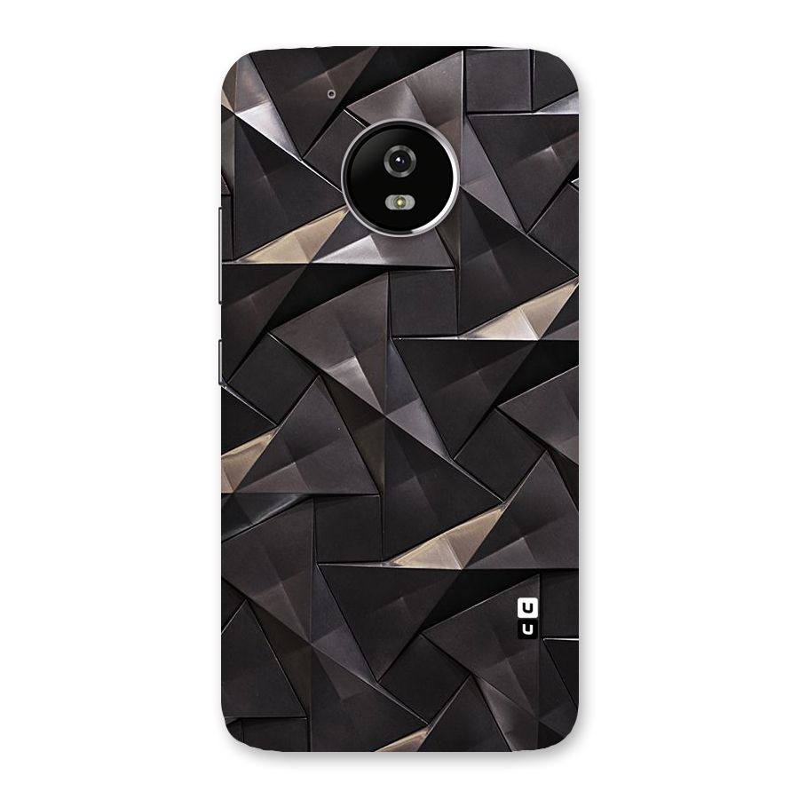 Carved Triangles Back Case for Moto G5