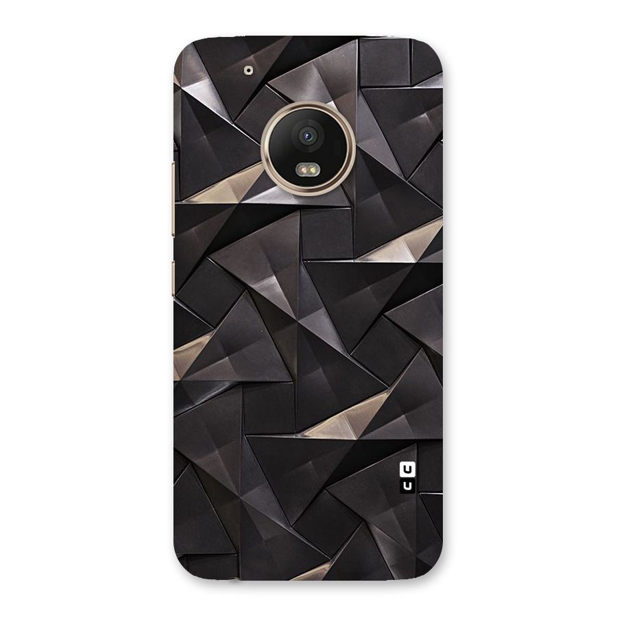 Carved Triangles Back Case for Moto G5 Plus