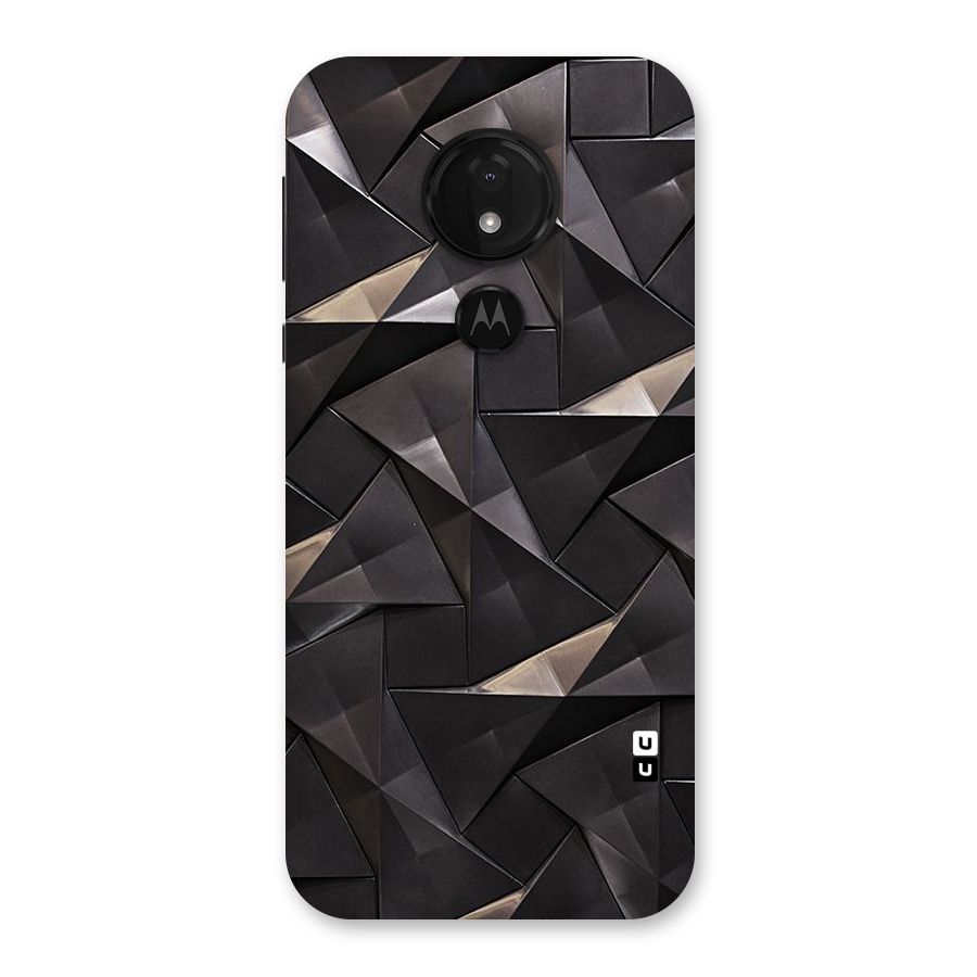 Carved Triangles Back Case for Moto G7 Power