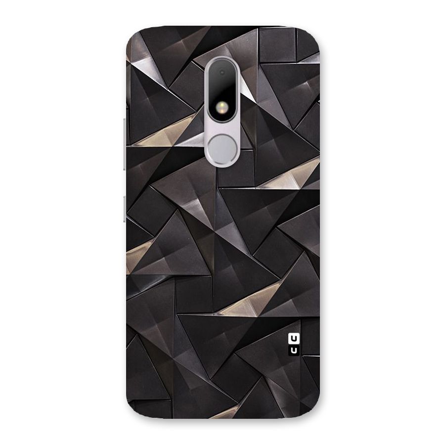 Carved Triangles Back Case for Moto M
