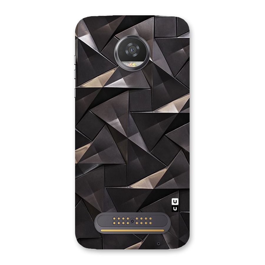 Carved Triangles Back Case for Moto Z2 Play