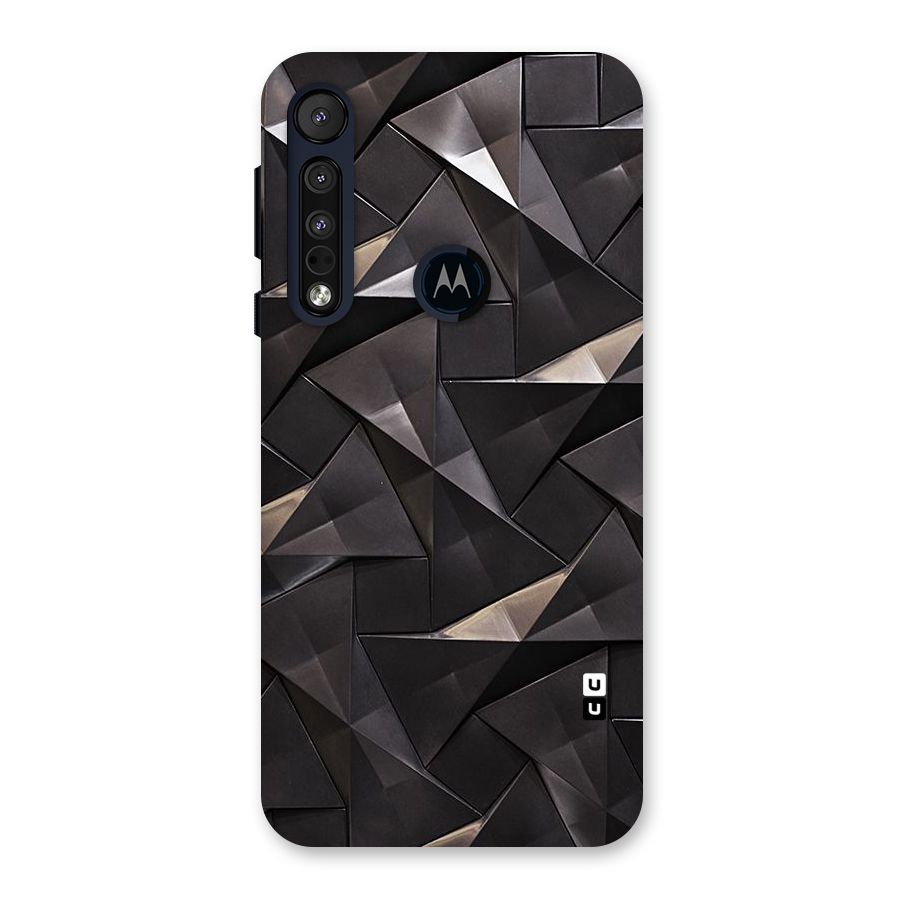 Carved Triangles Back Case for Motorola One Macro