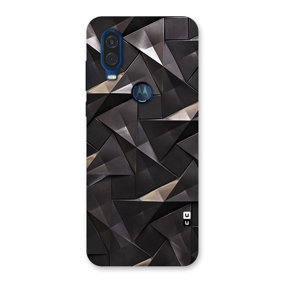 Carved Triangles Back Case for Motorola One Vision