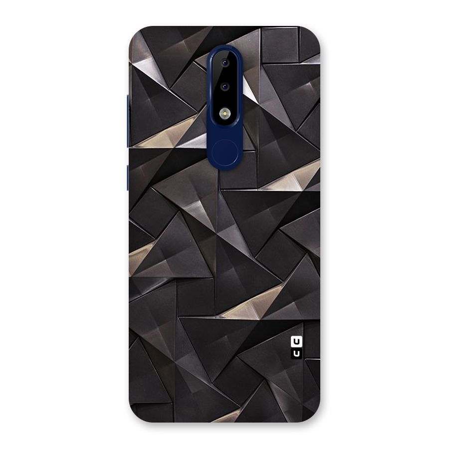 Carved Triangles Back Case for Nokia 5.1 Plus