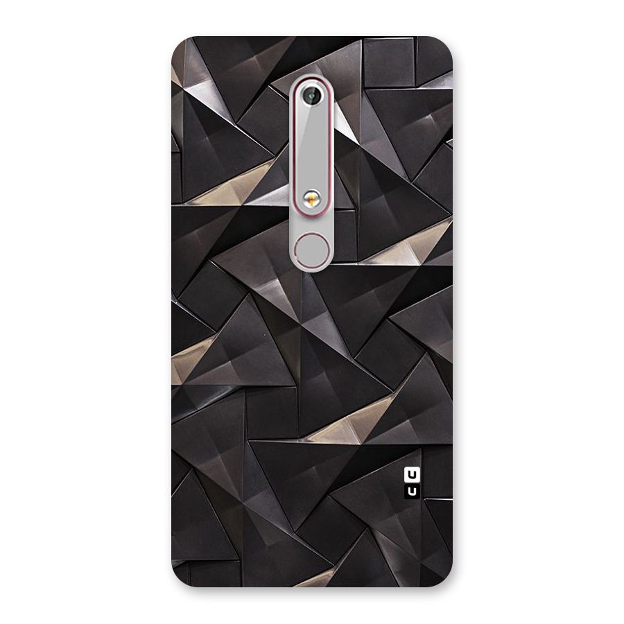 Carved Triangles Back Case for Nokia 6.1