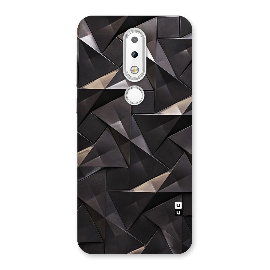 Carved Triangles Back Case for Nokia 6.1 Plus