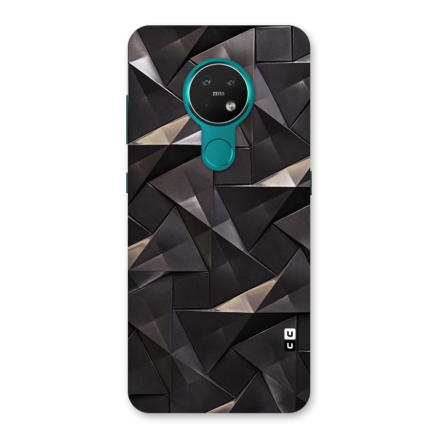 Carved Triangles Back Case for Nokia 7.2