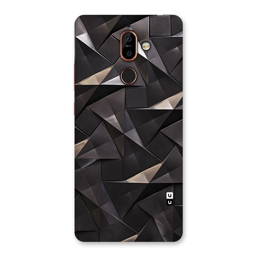 Carved Triangles Back Case for Nokia 7 Plus