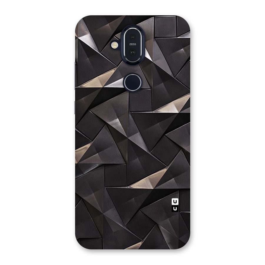 Carved Triangles Back Case for Nokia 8.1