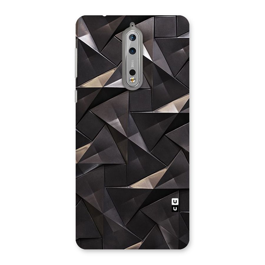 Carved Triangles Back Case for Nokia 8