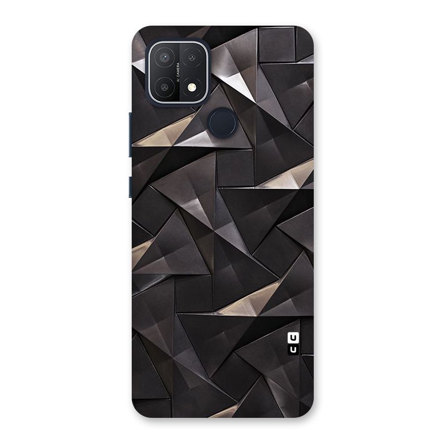 Carved Triangles Back Case for Oppo A15s