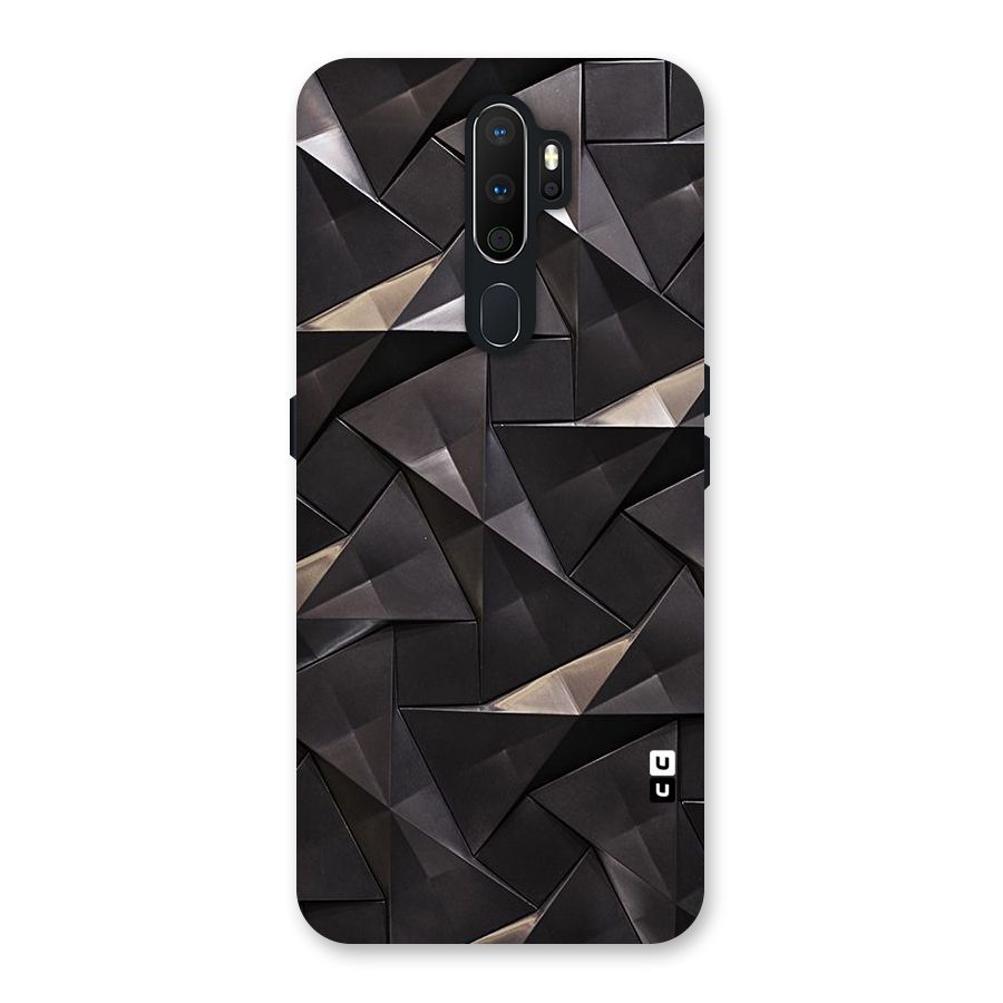 Carved Triangles Back Case for Oppo A5 (2020)