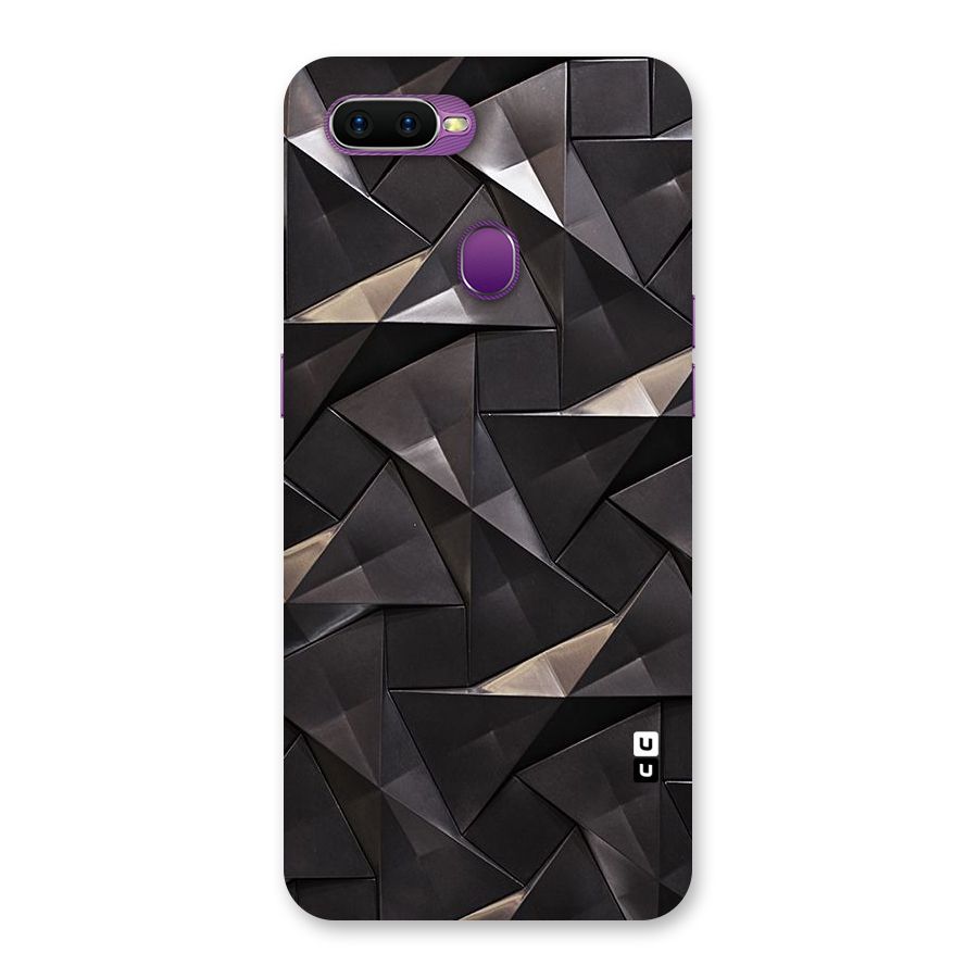 Carved Triangles Back Case for Oppo F9