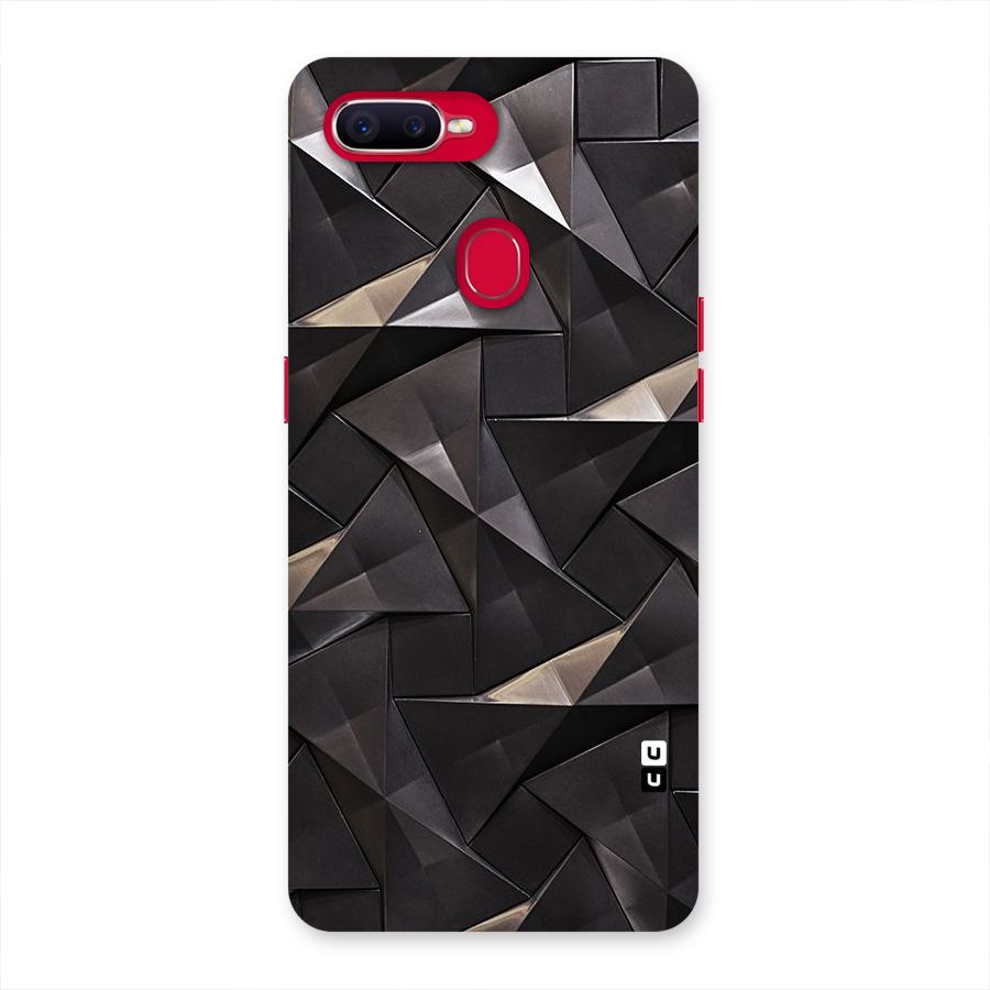 Carved Triangles Back Case for Oppo F9 Pro