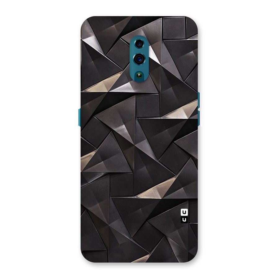Carved Triangles Back Case for Oppo Reno