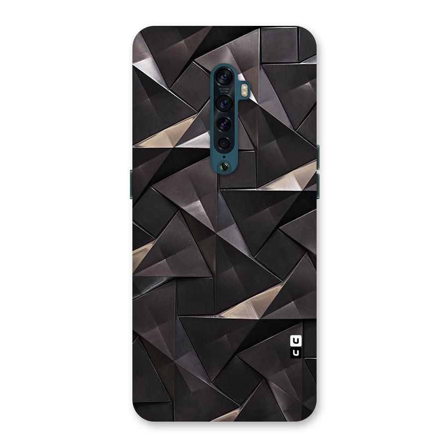 Carved Triangles Back Case for Oppo Reno2