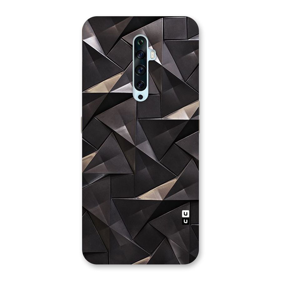 Carved Triangles Back Case for Oppo Reno2 F