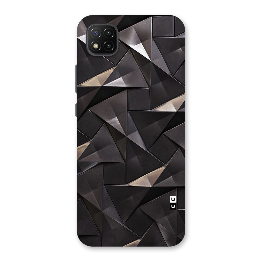 Carved Triangles Back Case for Poco C3