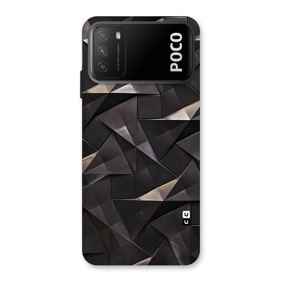 Carved Triangles Back Case for Poco M3
