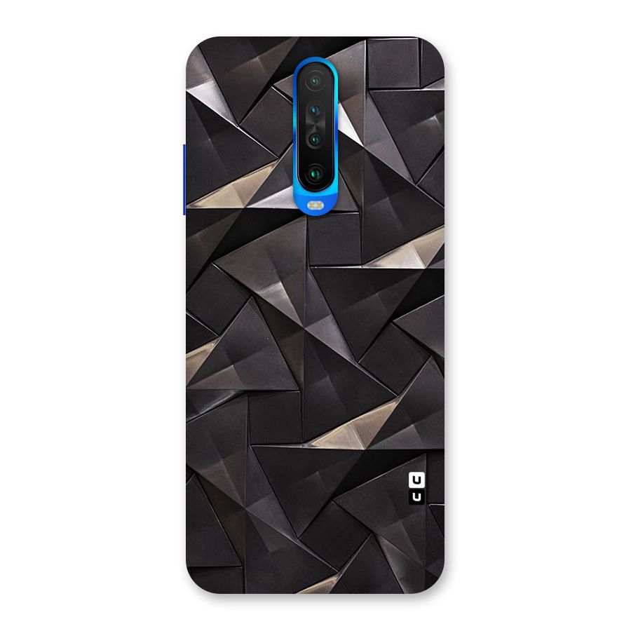 Carved Triangles Back Case for Poco X2