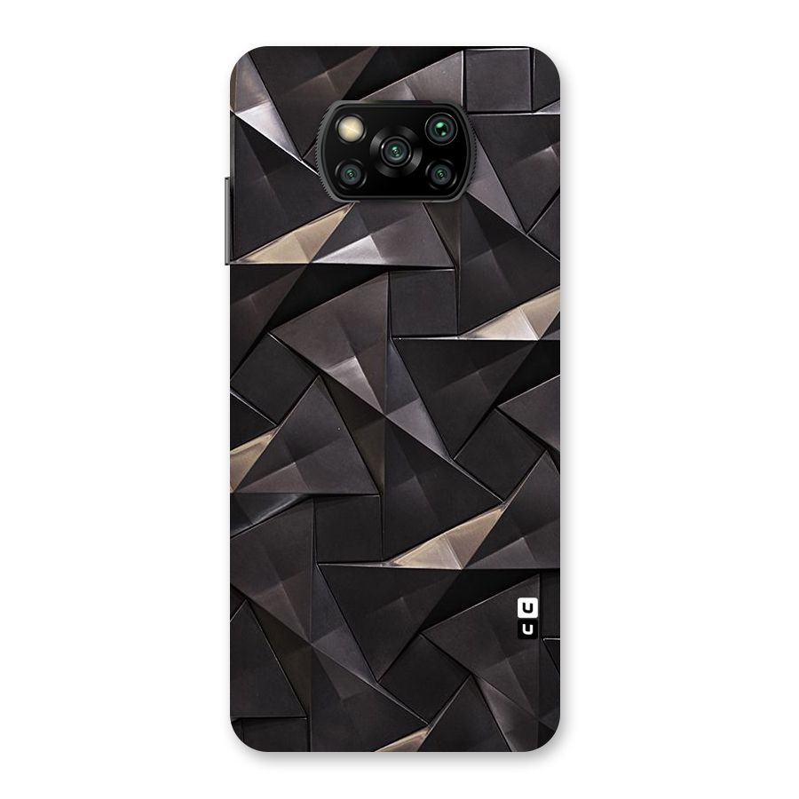 Carved Triangles Back Case for Poco X3