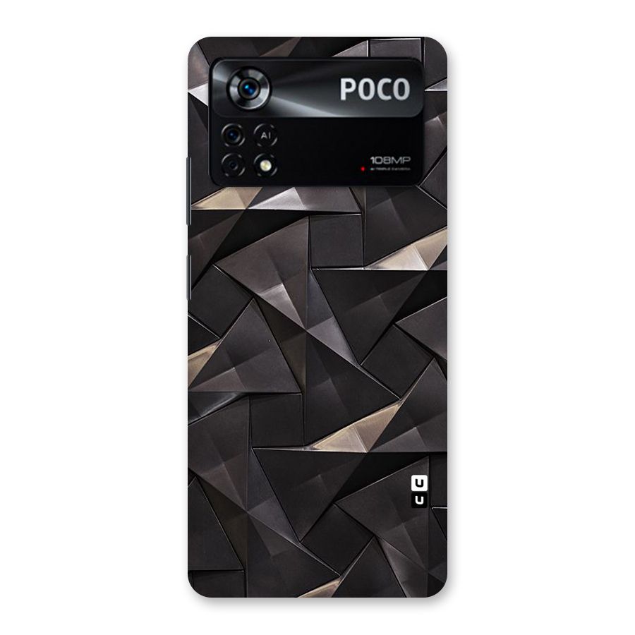 Carved Triangles Back Case for Poco X4 Pro 5G