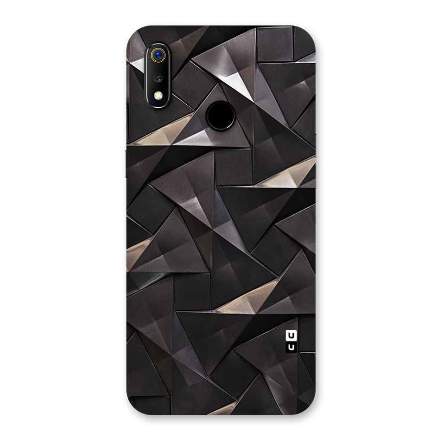 Carved Triangles Back Case for Realme 3