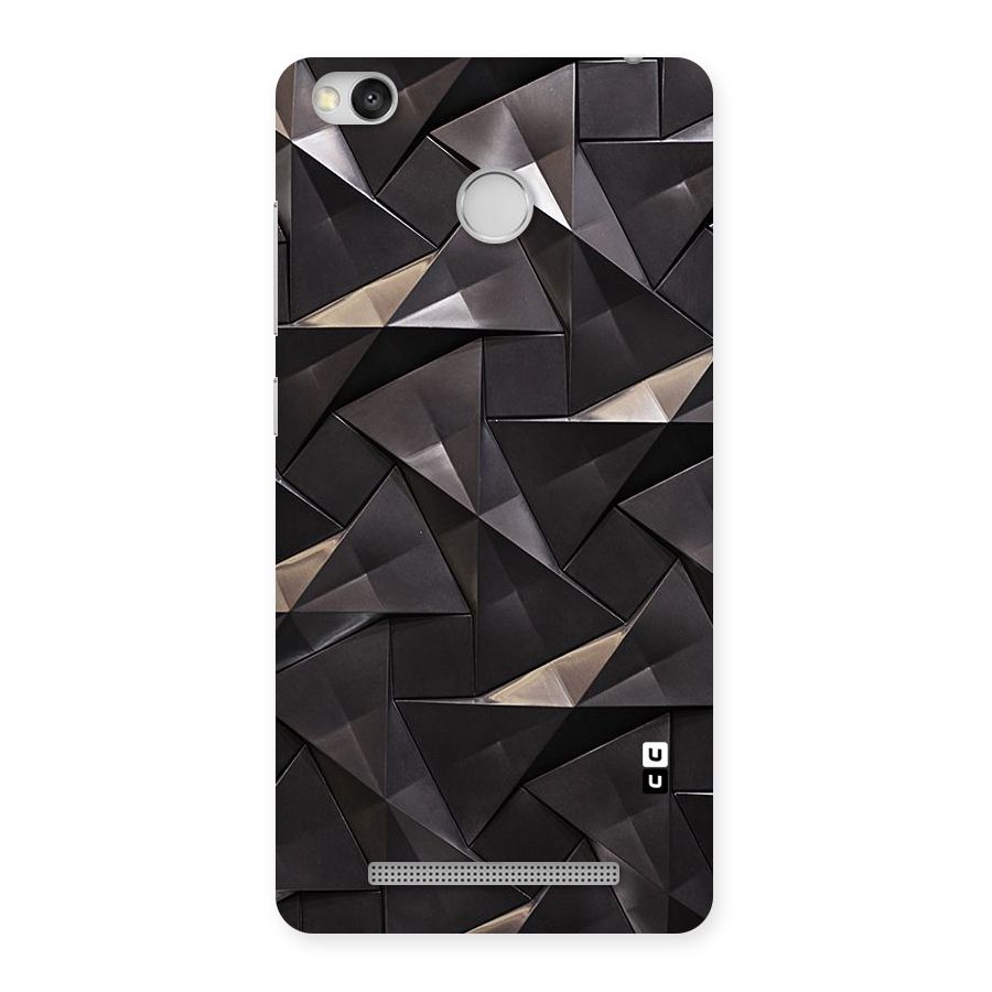 Carved Triangles Back Case for Redmi 3S Prime