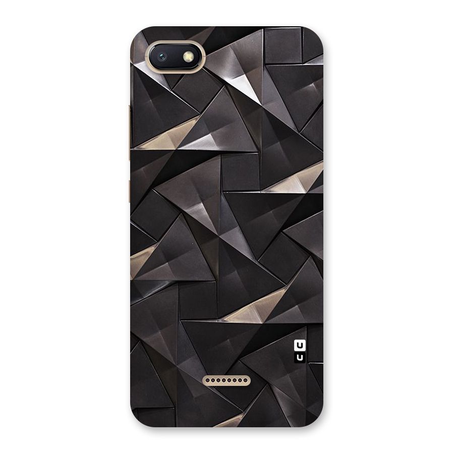 Carved Triangles Back Case for Redmi 6A