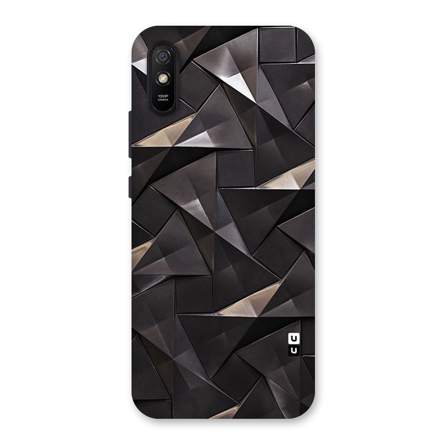 Carved Triangles Back Case for Redmi 9A