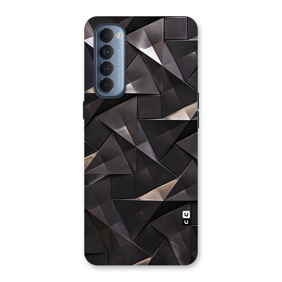 Carved Triangles Back Case for Reno4 Pro