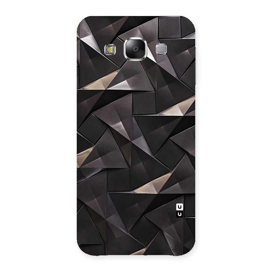 Carved Triangles Back Case for Samsung Galaxy E5