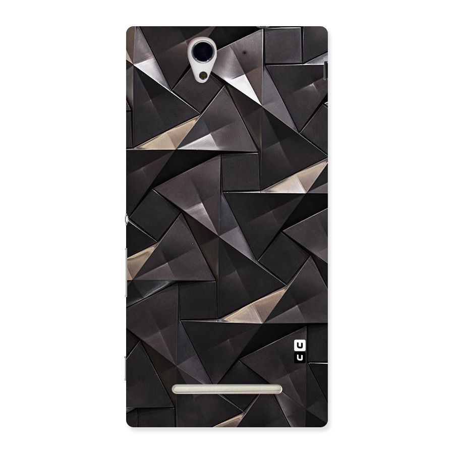 Carved Triangles Back Case for Sony Xperia C3