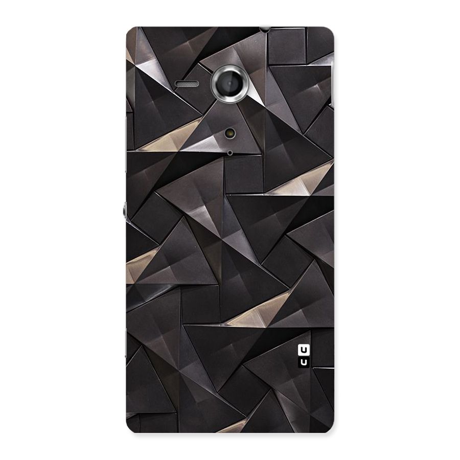 Carved Triangles Back Case for Sony Xperia SP