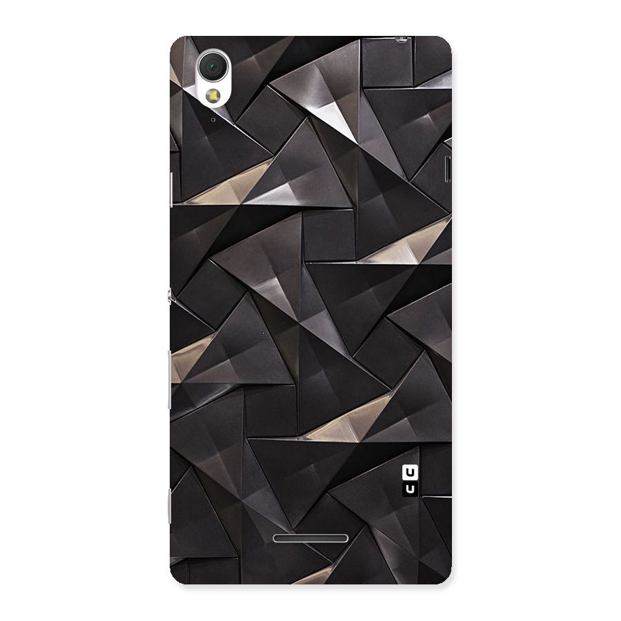 Carved Triangles Back Case for Sony Xperia T3