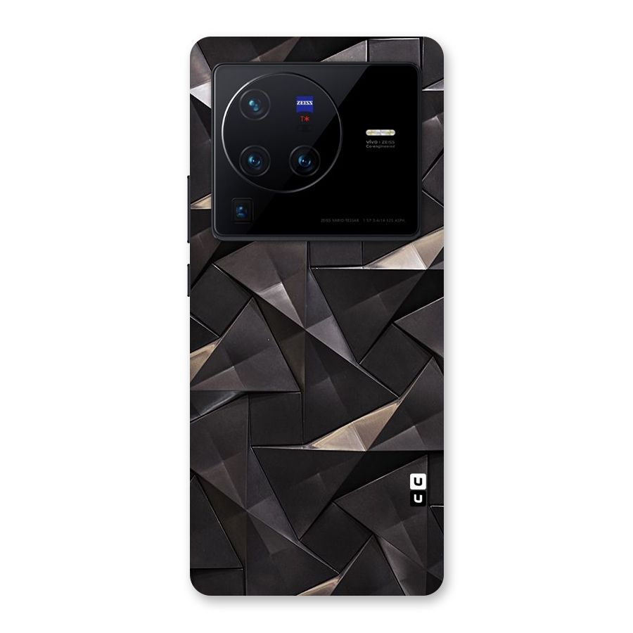 Carved Triangles Back Case for Vivo X80 Pro