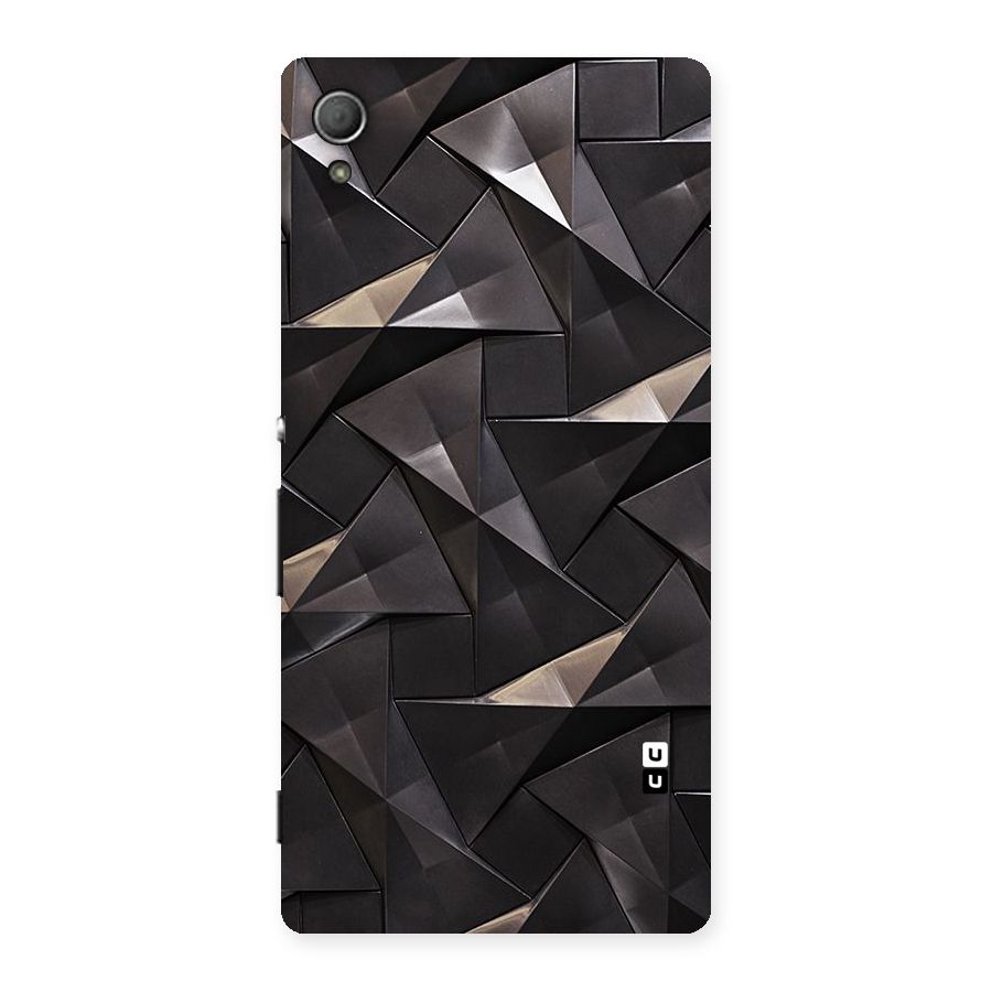 Carved Triangles Back Case for Xperia Z3 Plus