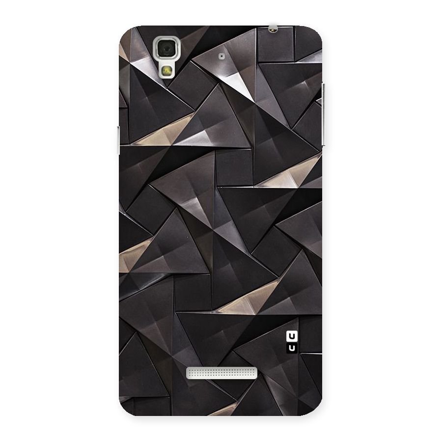 Carved Triangles Back Case for Yu Yureka