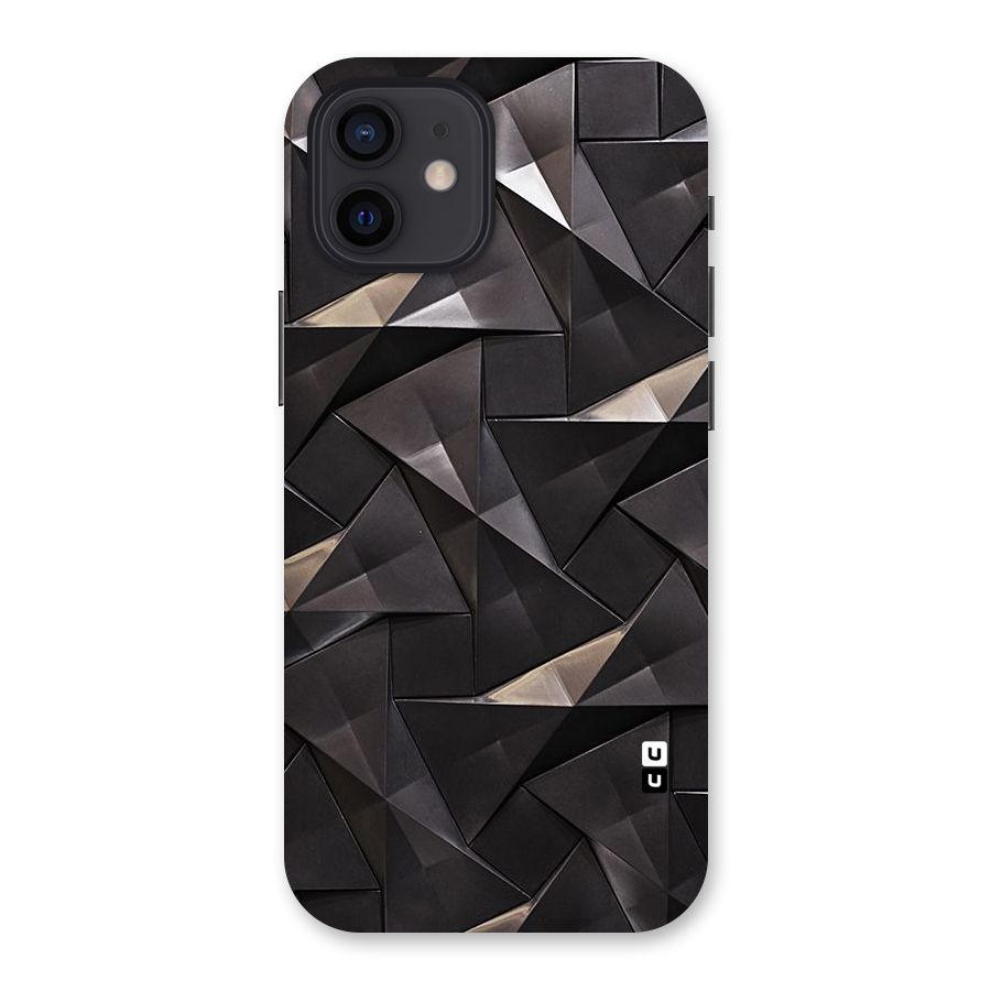 Carved Triangles Back Case for iPhone 12