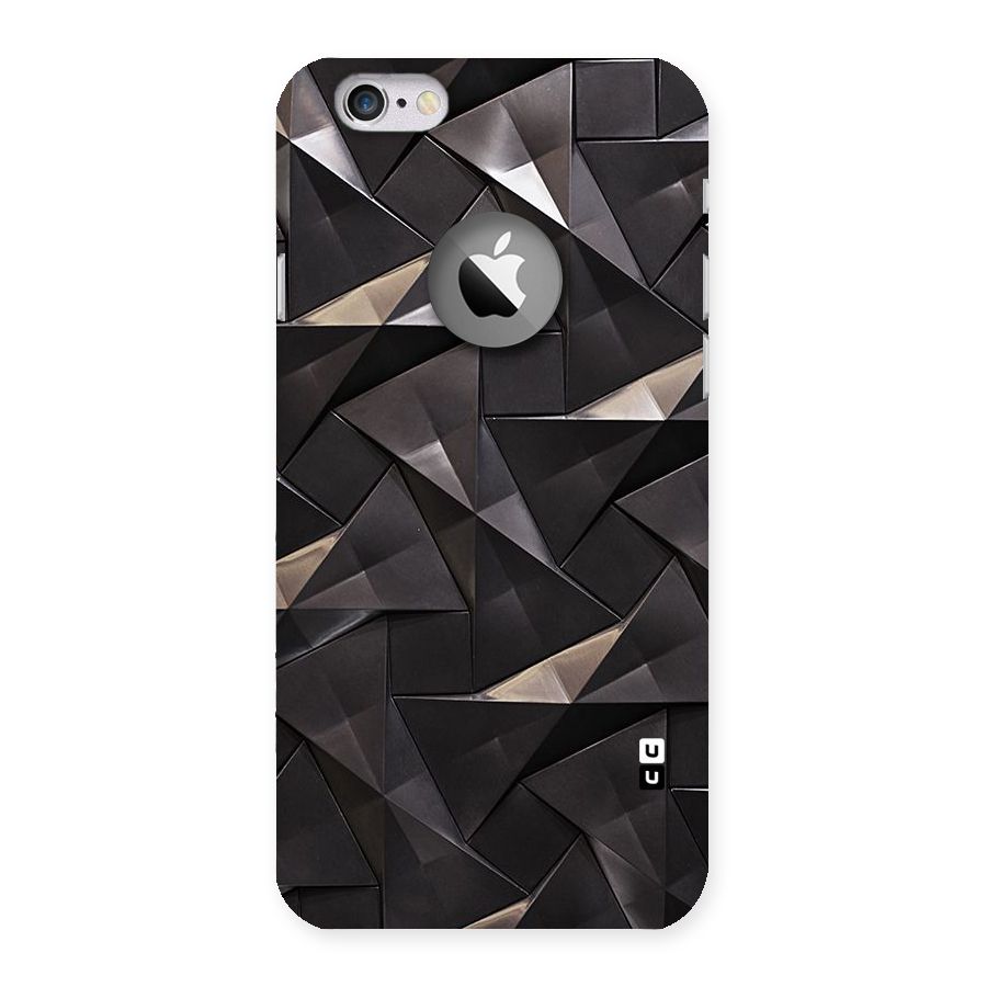 Carved Triangles Back Case for iPhone 6 Logo Cut