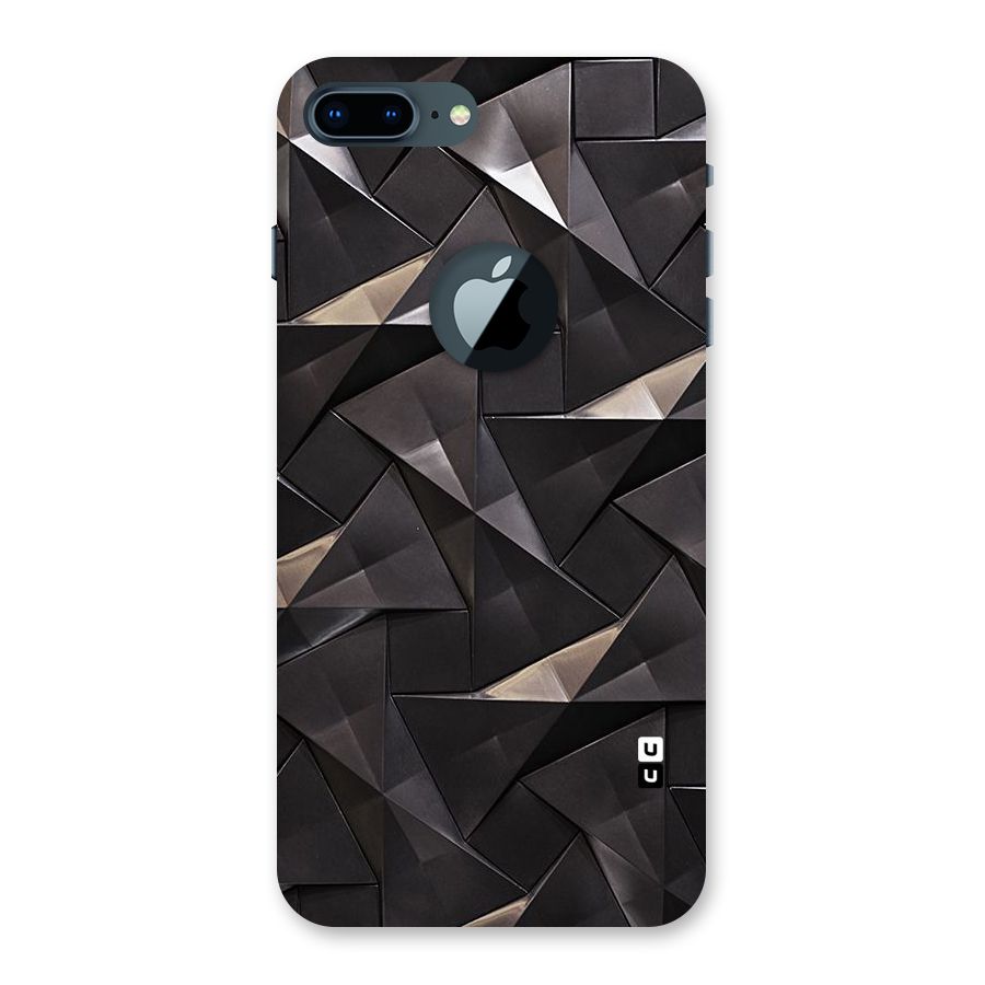 Carved Triangles Back Case for iPhone 7 Plus Logo Cut