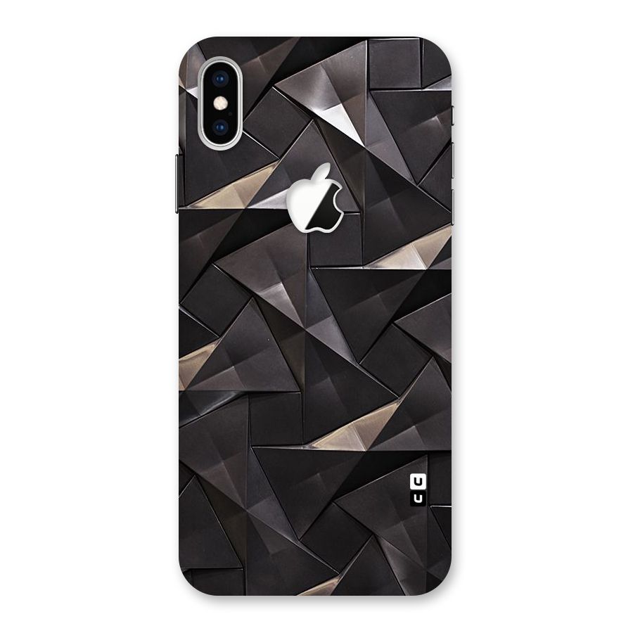 Carved Triangles Back Case for iPhone XS Max Apple Cut