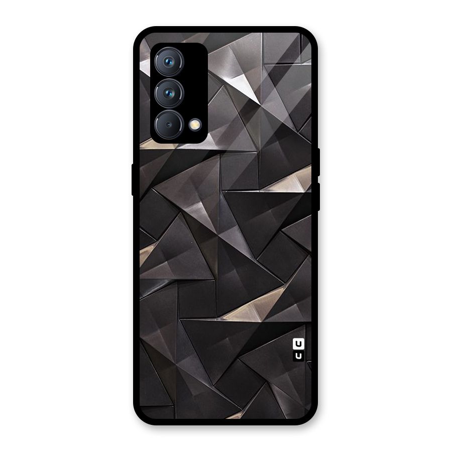 Carved Triangles Glass Back Case for Realme GT Master Edition