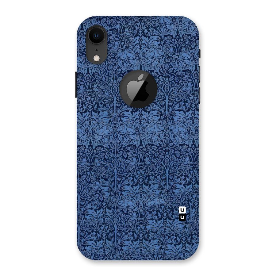 Carving Design Back Case for iPhone XR Logo Cut