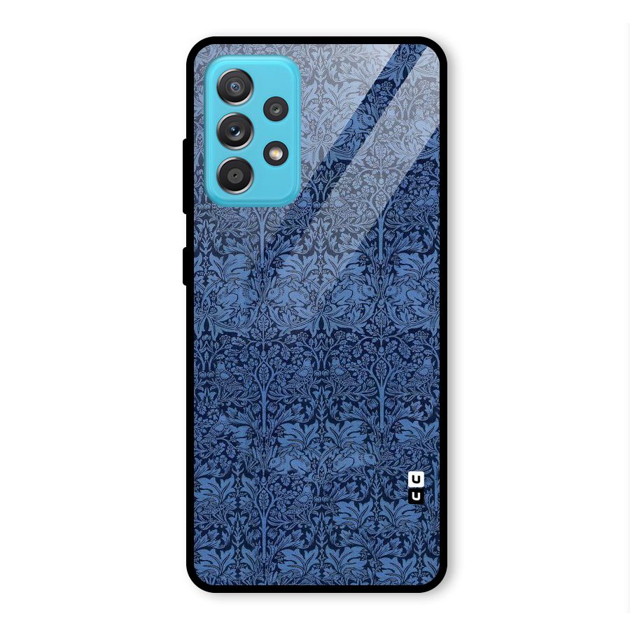 Carving Design Glass Back Case for Galaxy A52s 5G
