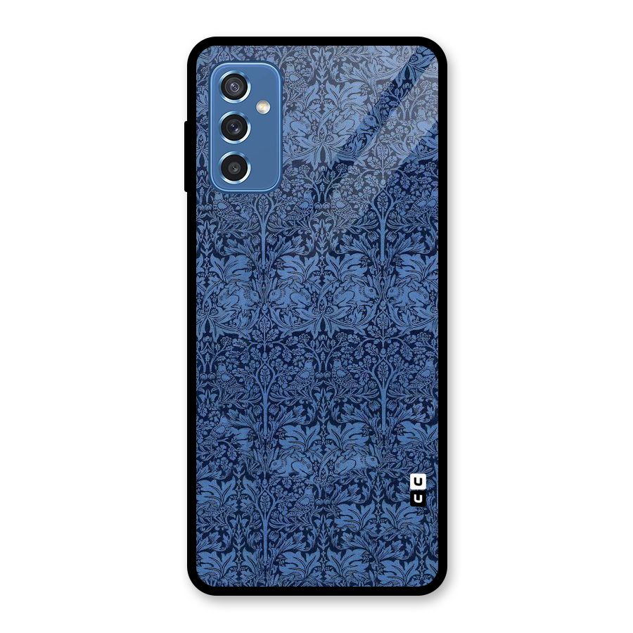 Carving Design Glass Back Case for Galaxy M52 5G