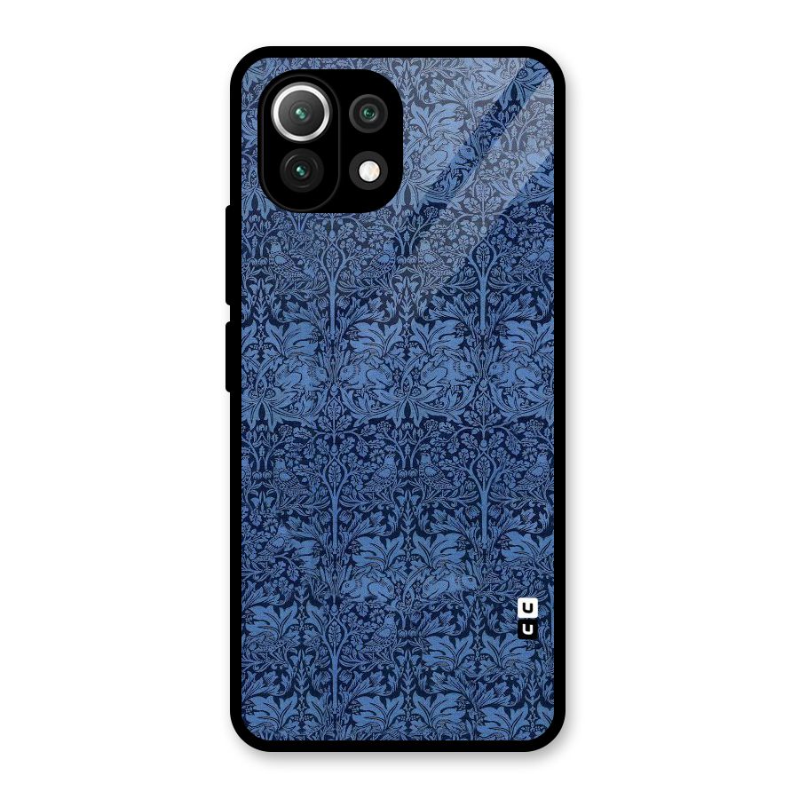 Carving Design Glass Back Case for Mi 11 Lite