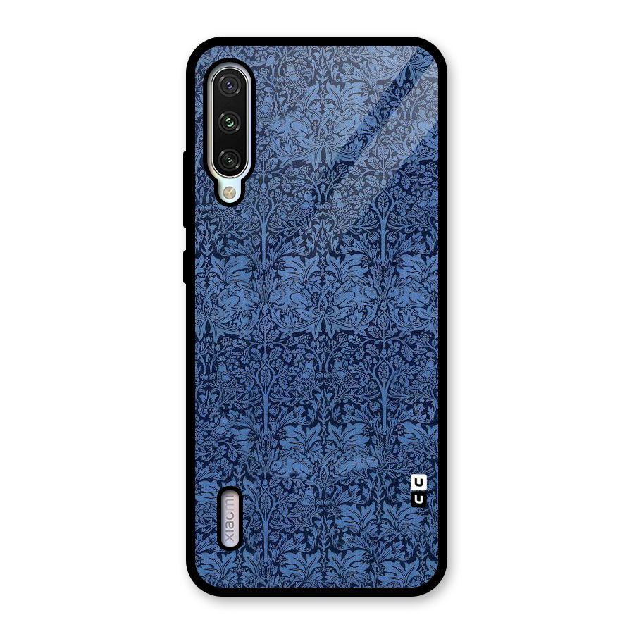 Carving Design Glass Back Case for Mi A3