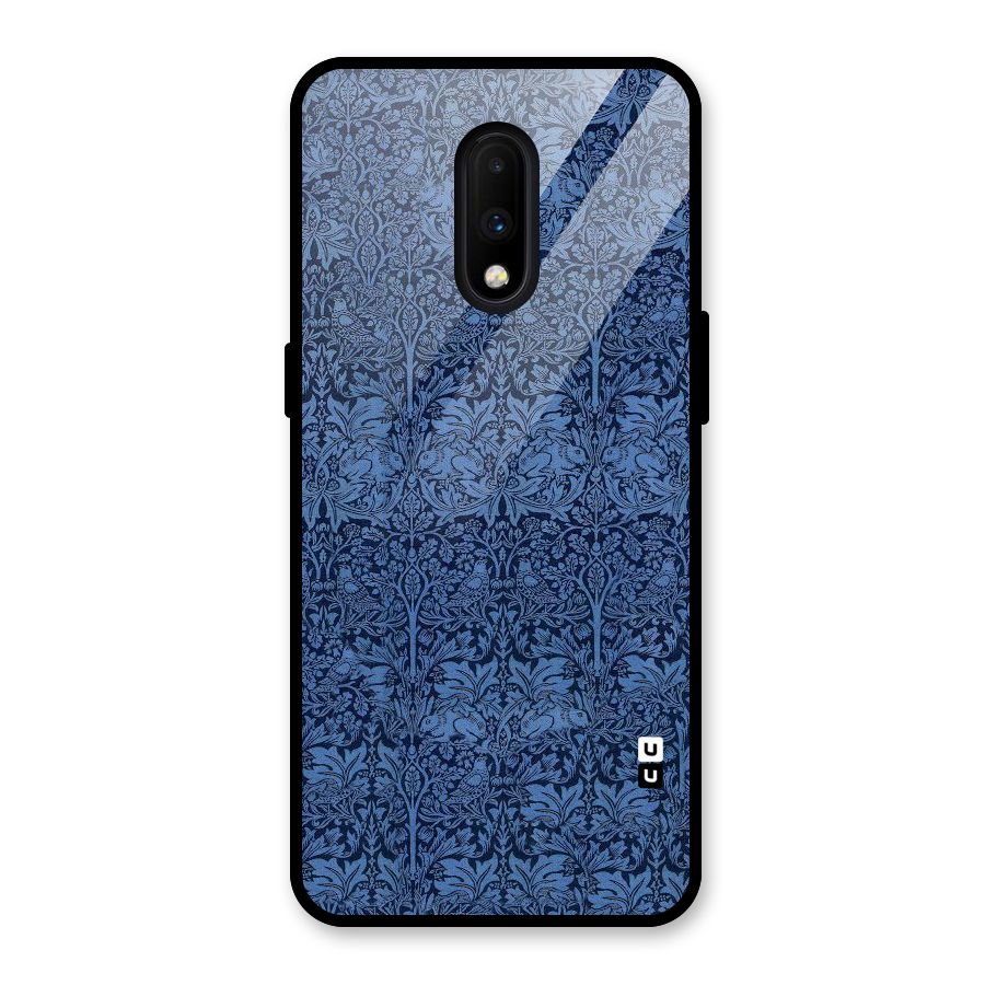 Carving Design Glass Back Case for OnePlus 7